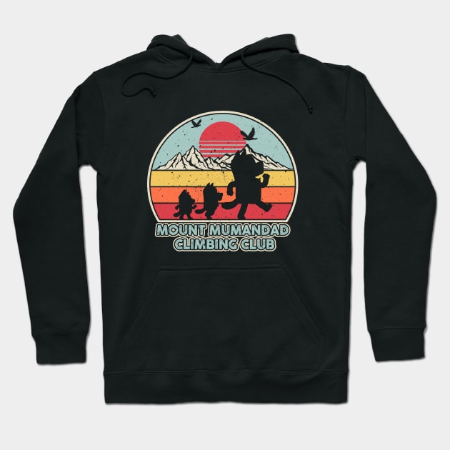 Mount Mumandad Climbing Club Sunset Hoodie by Symmetry Stunning Portrait